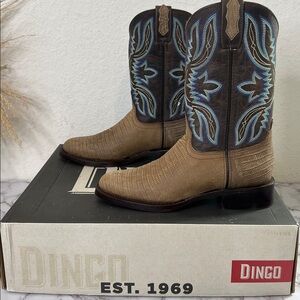Dingo - Mens Saw Buck Block Heel Cowboy Boots Dize 8.5 EW